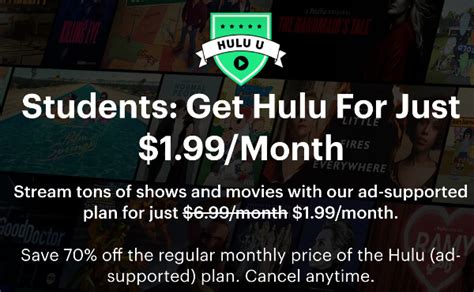 Student discount hulu. Things To Know About Student discount hulu. 